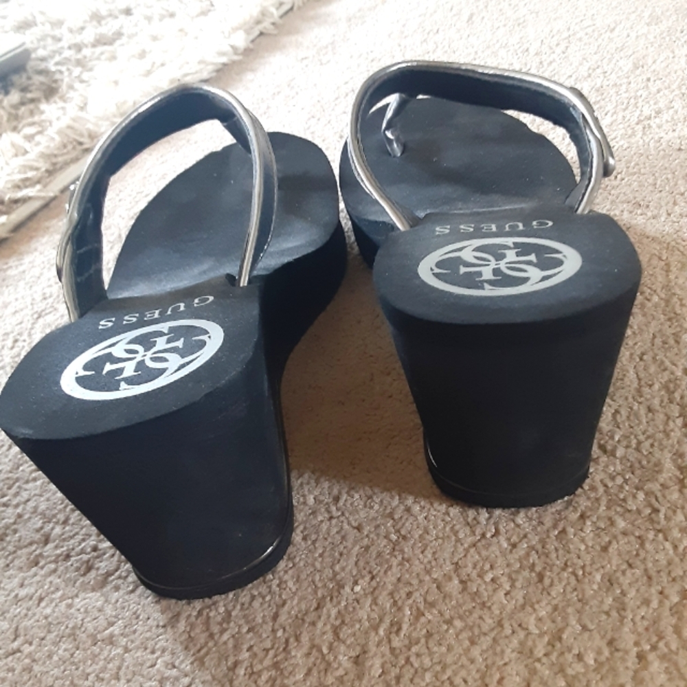 Black platform sandals - Picture 4 of 4